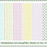 Stickdateien Set HoopFiller 24x36 Vol. III Bild 1