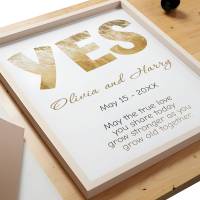 Geldgeschenk Hochzeit • Poster • Geschenk personalisiert • Hochzeit • druck- & editierbar Bild 3