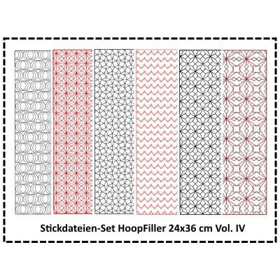 Stickdateien Set HoopFiller 24x36 Vol. IV