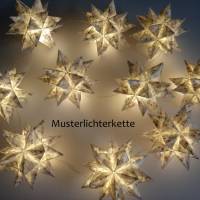 Origami Bastelset Bascetta 10 Sterne transparent mit Noten 5,0 cm x 5,0 cm Bild 6