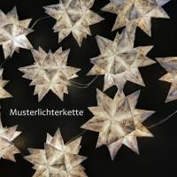 Origami Bastelset Bascetta 10 Sterne transparent mit Noten 5,0 cm x 5,0 cm Bild 7
