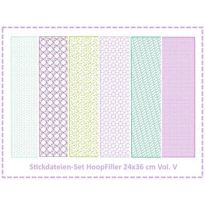 Stickdateien Set HoopFiller 24x36 Vol. V