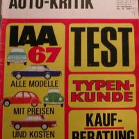 mot Auto-Kritik  Nr. 20     23.9. 1967  -  IAA 67 Bild 1