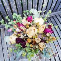 Brautstrauß aus getrockneten Blumen (teils in Bio-Qualität) in Boho-Style Bild 4