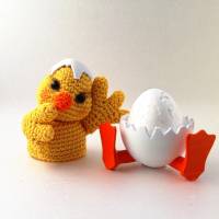 Eierbecher/Eierwärmer--KÜKEN--Deko Hühner Eier Frühstück Bild 7
