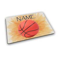 Platzset mit Name / Basketball / Personalisierbar / Personalisiert / Tischset Kinder Bild 1