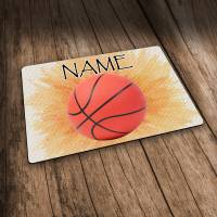 Platzset mit Name / Basketball / Personalisierbar / Personalisiert / Tischset Kinder Bild 2