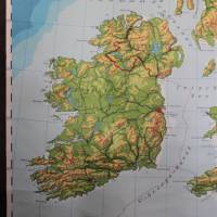alte Landkarte Schule Britische Inseln Bild 3