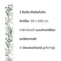 2 x 0,9 m selbstklebende Folie - Oliven Zweige (16,66 €/m²) Klebefolie Dekorfolie Möbelfolie Bild 3