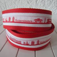 Koffergurt - Kofferband - Kaiserslautern - rot weiß Bild 2