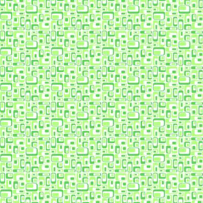 Geschenkpapier Quader, 10 Papierbogen mit Mosaik in Hellgrün-Farbtönen