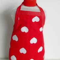 Spülmitteflaschen-Schürze rote Spülischürze,Mitbringsel, Gastgeschenk Spüliflasche-Schürze, Spülmitteflaschen-Schürze, Bild 4