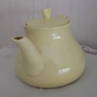 Kleine, gelbe  Teekanne aus Keramik von Waku foreign Feuerfest Bild 3