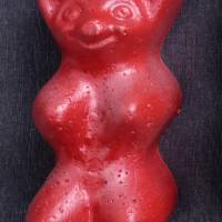 Sweet Gummibärchen red  Bär aus Beton zur Dekoration rot Bild 1
