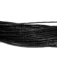 70 m Baumwollschnur gewachst schwarz D 1 mm Bild 2