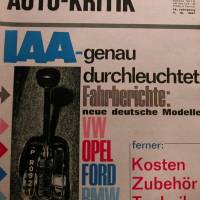 mot Auto-Kritik  Nr. 21     7.10.1967  -  Fahrberichte : VW - Opel - Ford - BMW Bild 1