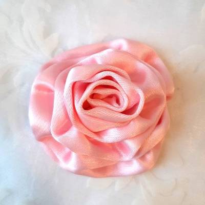 Haarklammer Stoffblume Haarblüte Rosa 