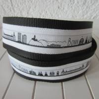 Koffergurt - Kofferband - Bonn - schwarz weiß Bild 3