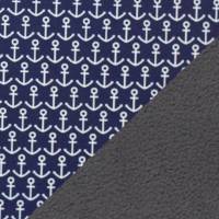 18,50 Euro/m  Nano Softshell Fiete mit Anker blau Bild 2