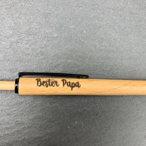 Personalisierter Kugelschreiber aus Holz Bild 7
