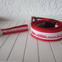 Koffergurt - Kofferband - Münster - rot weiß Bild 5