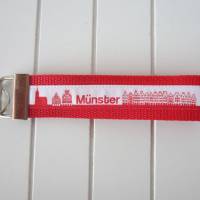 Koffergurt - Kofferband - Münster - rot weiß Bild 6