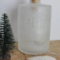 Flaschenlicht "Merry Christmas" aus der Manufaktur Karla Bild 5