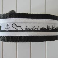 Koffergurt - Kofferband - Saarland - schwarz weiß Bild 4