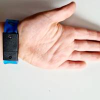 Notfall-Armband/SOS Armband aus 100 % Satin wiederverschließbar, individuell bedruckt Bild 4
