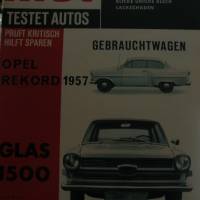 mot testet Autos - Nr. 11     2. Sept. 1963 - Gebrauchtwagen  Opel Rekord 1957  -  Glas 1500 Bild 1