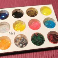 Pailletten 12er Set bunte Füllung Glitter Epoxidharz Nail Art Decor DIY Resin Mold Bild 4