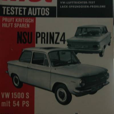 mot testet Autos - Nr. 10 17. August 1963 - NSU Prinz 4