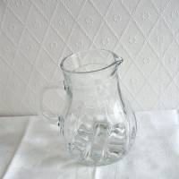 Vintage Glaskrug Saftkrug - 0,5l - aus den 80er Jahren Bild 4