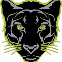 Pantherkopf Plotterdatei SVG, Sofortdownload, Black Cat, Wild Cat Bild 1