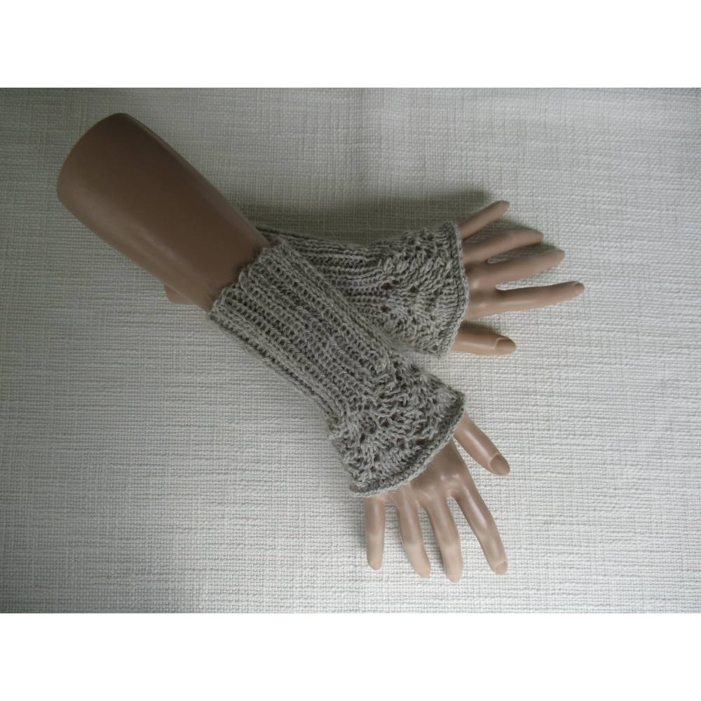 AffeGifts Armstulpen 2 Paar - Gestrickte Halbfingerhandschuhe Für Frauen Winter