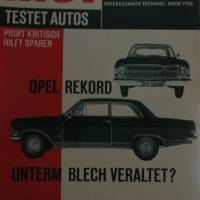 mot testet Autos - Nr.7     6. Juli 1963  -   Opel Rekord unterm Blech veraltet ? Bild 1