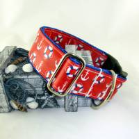 Hundehalsband "Seebär" Halsband Outdoor maritim verstellbar mit Klickverschluss Kunststoff oder Metall Bild 1