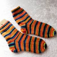 Socken handgestrickt, Größe 38/39, Stricksocken, Wollsocken, Damen Socken Bild 1