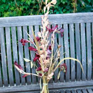 Bio-Blumenstrauss aus ungespritzten Gladiolen, Eukalyptus (Demeter) Bild 2