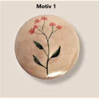 Button Magnete D=38mm, 7 Motive zur Auswahl, Pflanzen, Floral, Blumen, neu Bild 2