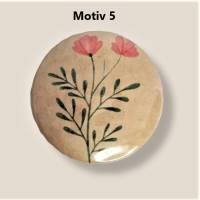 Button Magnete D=38mm, 7 Motive zur Auswahl, Pflanzen, Floral, Blumen, neu Bild 6
