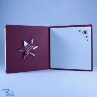 Plotterdatei – Besondere Weihnachtskarte mit entnehmbarem Stern, Weihnachtsdekoration, Tisch-/Platzkarte, Deko, Geschenk Bild 4