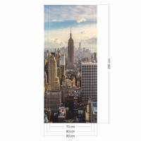 selbstklebendes Türbild - New York 0,9 x 2 m (16,66 €/m²) - Türtapete Türposter Klebefolie Dekorfolie Bild 2