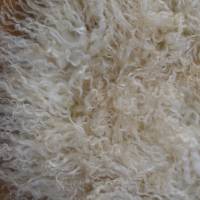 Kissen aus Wolllocken vom Zackelschaf - handgefilzt ohne Lederrückseite Bild 6