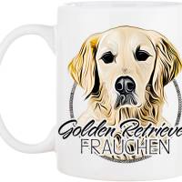 Hunde-Tasse GOLDEN RETRIEVER FRAUCHEN mit Hunderasse im Cartoon-Stil┊tolle Geschenkidee für Hundebesitzer Bild 2
