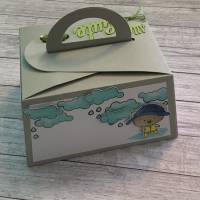 Geschenkbox / Geschenkverpackung zum Geburtstag oder anderen Anlässen, „niedliche Grüße“ für Kinder, Handarbeit Bild 6