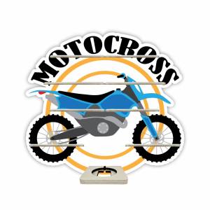 Regal für Musikbox - Motocross - passend für Toniebox Bild 1