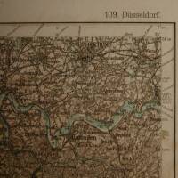 Topogr. Übersichtskarte des Deutschen Reiches Ausg. A  109 Düsseldorf -  Preußische  Landesaufnahme  1901 Bild 5