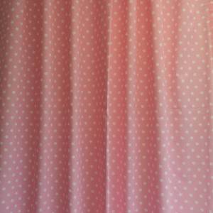 Kindergardine,Schlaufengardine in versch. Mustern rosa/weiß Bild 1