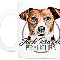 Hunde-Tasse JACK RUSSELL FRAUCHEN mit Hunderasse im Cartoon-Stil┊tolle Geschenkidee für Hundebesitzer Bild 2
